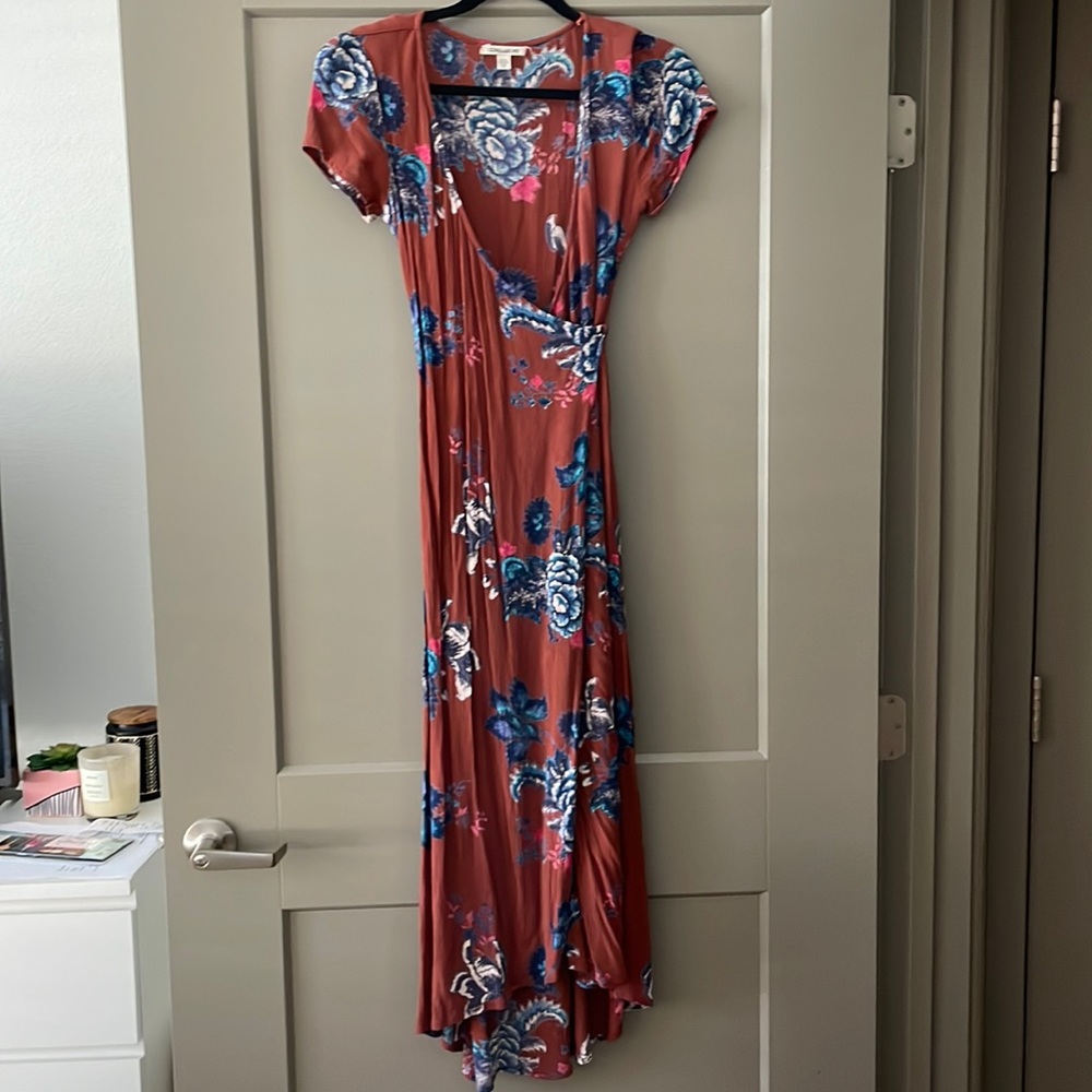 Billabong Floral Wrap Dress